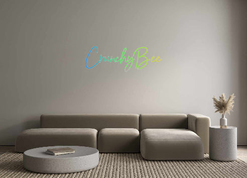 Insegne al neon personalizzate CrunchyBee