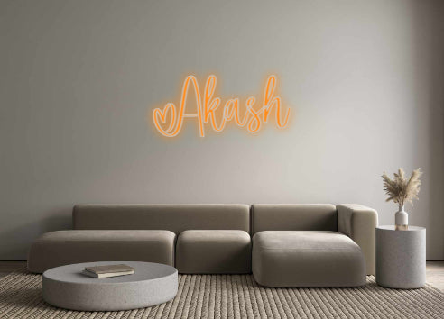 Custom Neon Signs Akash