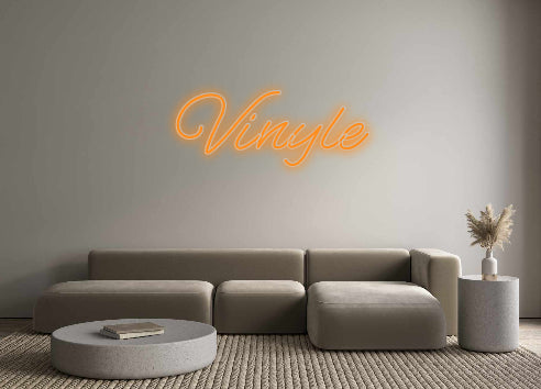 Vinile personalizzato per insegne al neon