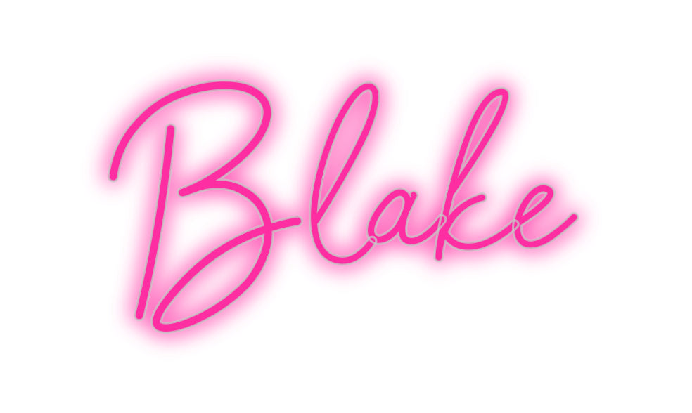 Custom Neon Signs Blake