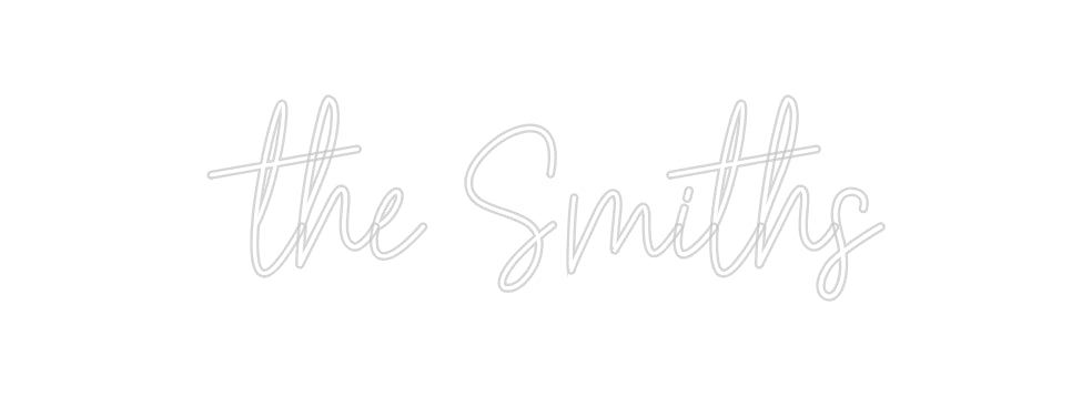 Insegne al neon personalizzate degli Smiths