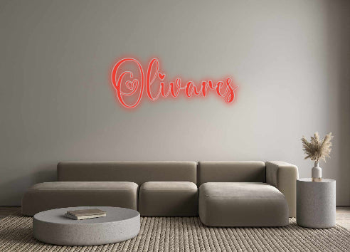 Insegne al neon personalizzate Olivares