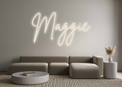 Insegne al neon personalizzate Maggie