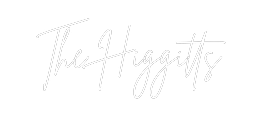 Custom Neon Signs The Higgitts