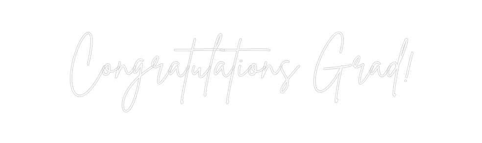 Custom Neon Signs Congratulatio...