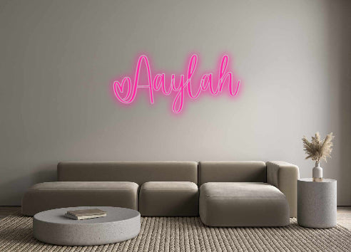 Custom Neon Signs Aaylah