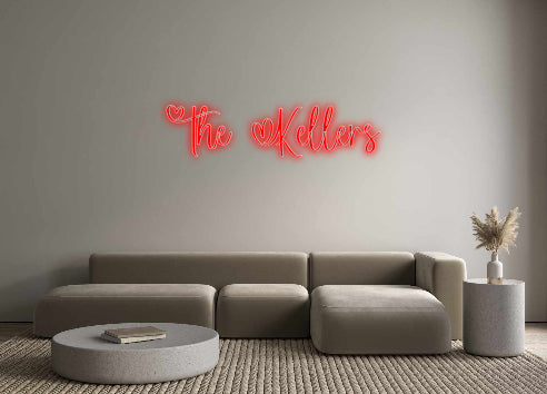 Insegne al neon personalizzate The Kellers