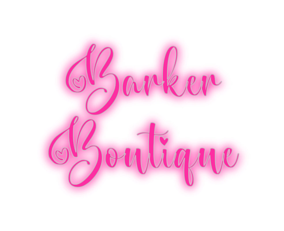 Custom Neon Signs Barker
Bouti...