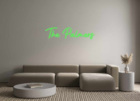 Custom Neon Signs The Palmers