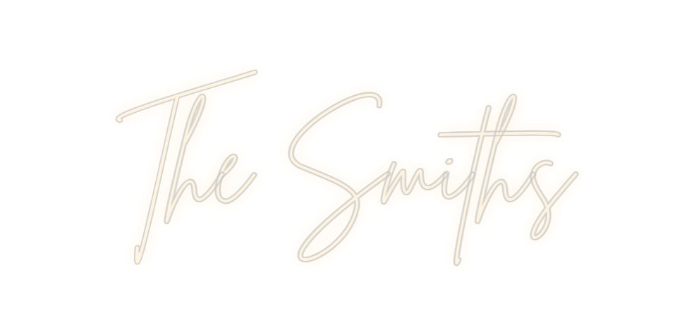 Insegne al neon personalizzate The Smiths