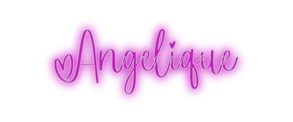 Custom Neon Signs Angelique