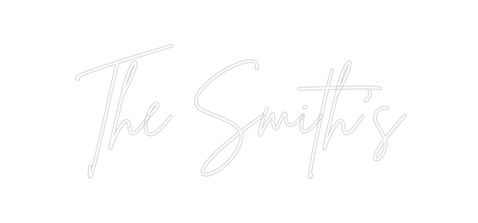 Insegne al neon personalizzate The Smith's