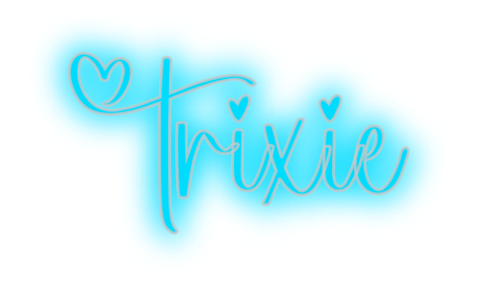 Insegne al neon personalizzate Trixie