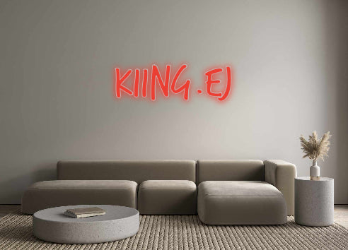 Custom Neon Signs Kiing.Ej