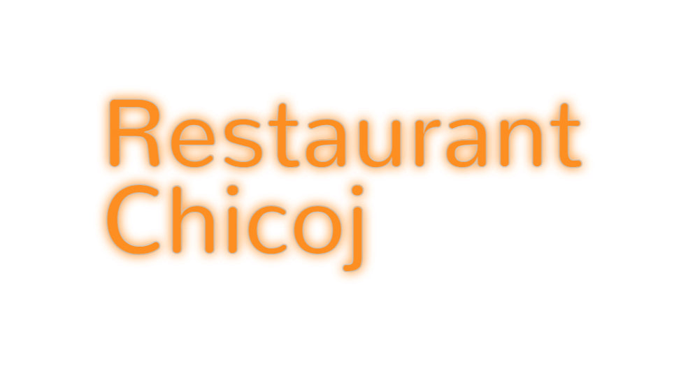 Ristorante con insegne al neon personalizzate
 ...