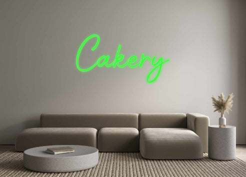 Custom Neon Signs Cakery