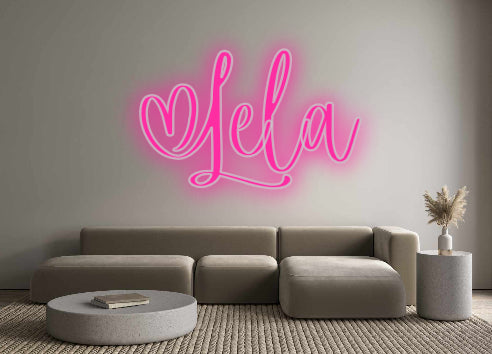 Insegne al neon personalizzate Lela