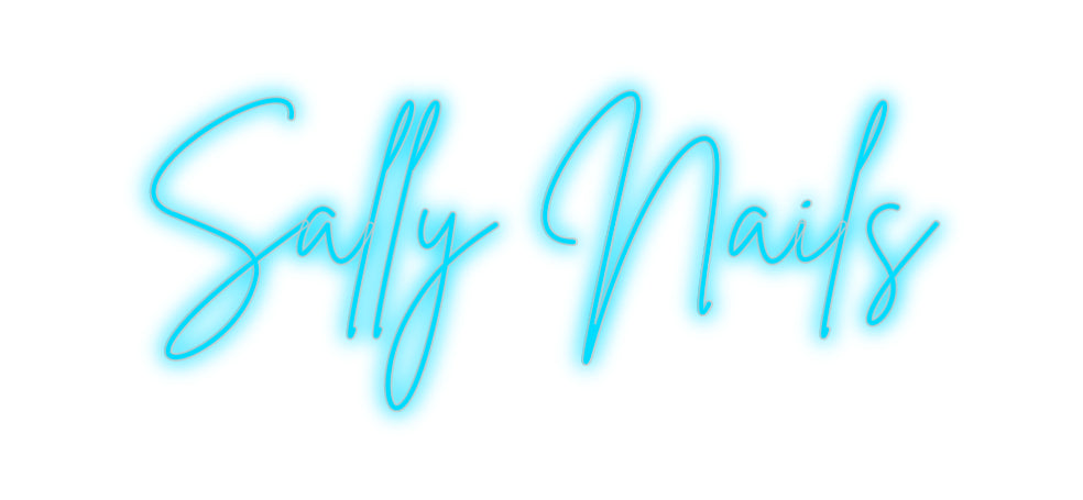 Insegne al neon personalizzate Sally Nails