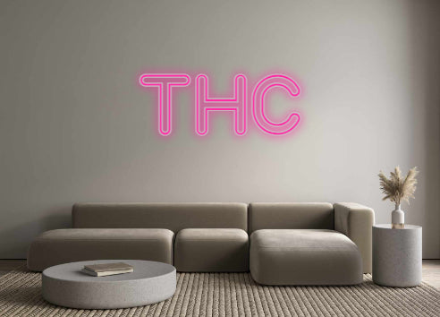 Insegne al neon personalizzate THC