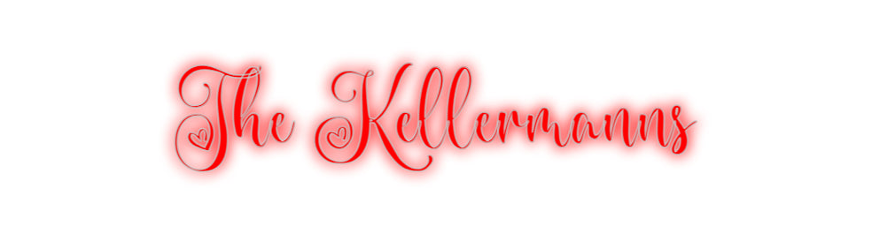 Custom Neon Signs The Kellermanns