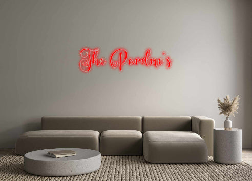 Custom Neon Signs The Pardue’s