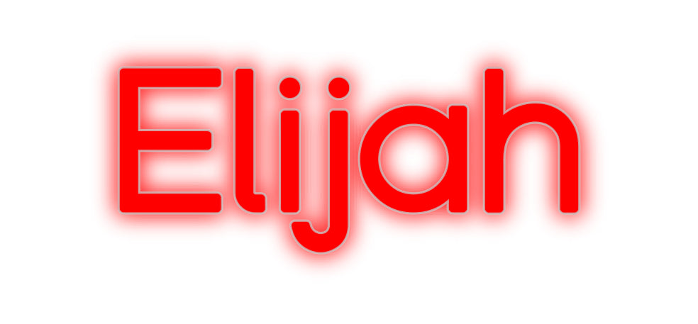 Custom Neon Signs Elijah