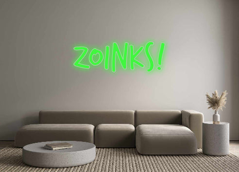 Insegne al neon personalizzate Zoinks!