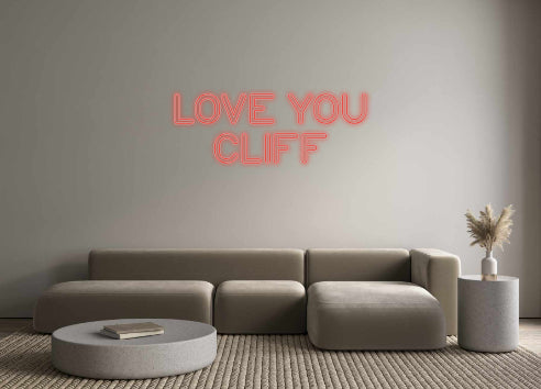 Custom Neon Signs LOVE YOU 
CL...