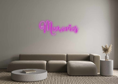 Custom Neon Signs Memories