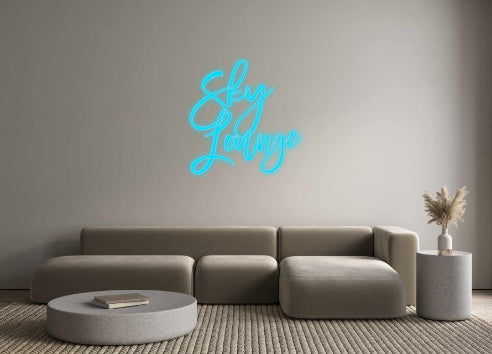 Custom Neon Signs Sky
Lounge