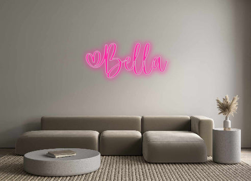 Insegne al neon personalizzate Bella