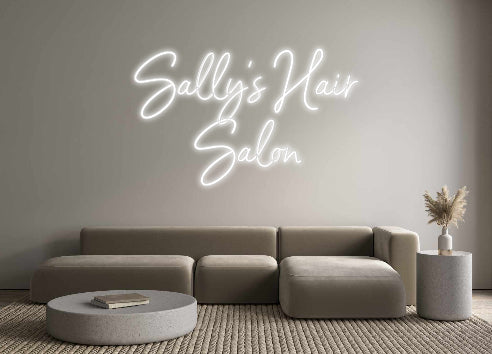 Custom Neon Signs Sally’s Hair ...