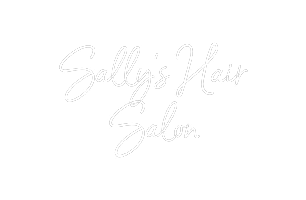 Custom Neon Signs Sally’s Hair ...