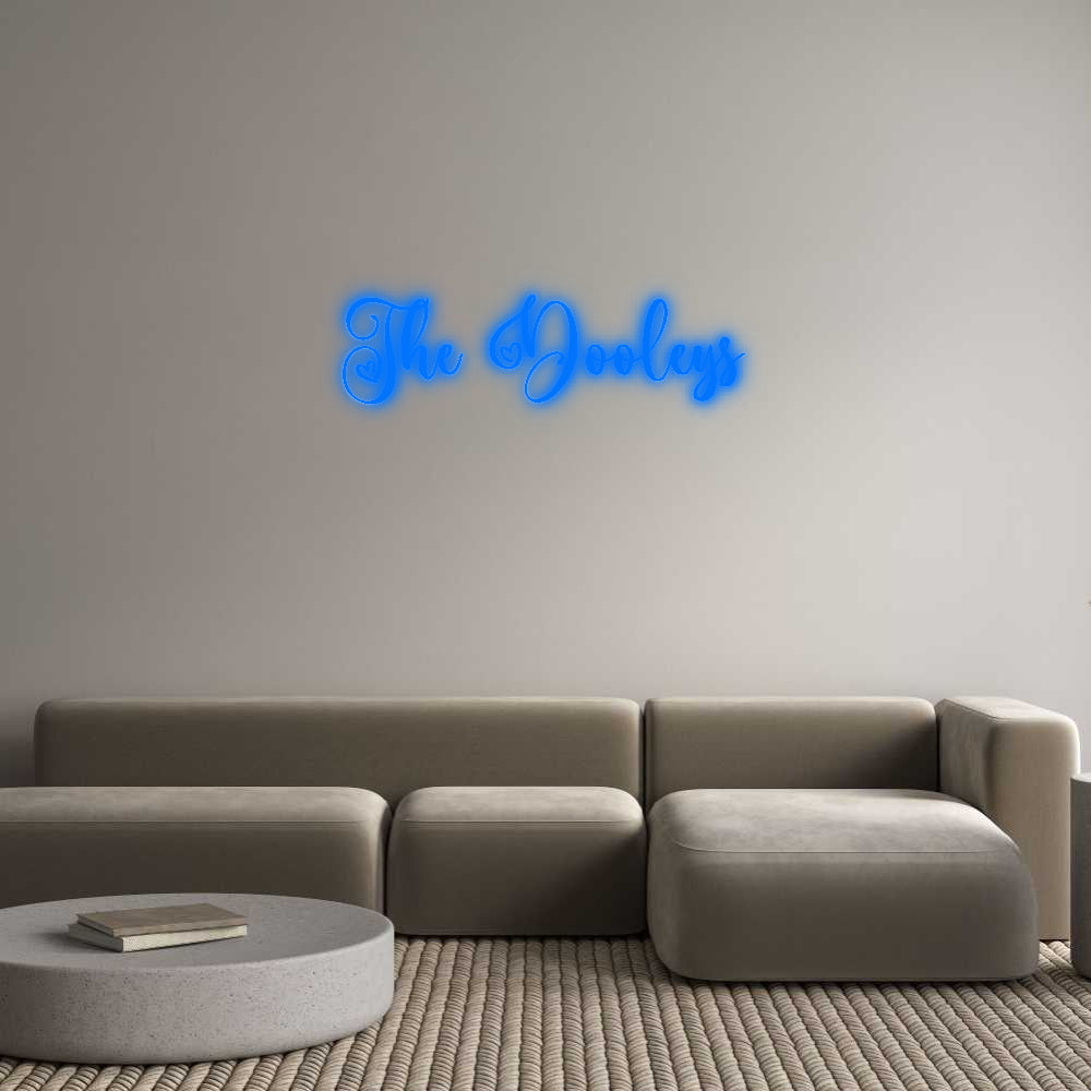 Insegne al neon personalizzate The Dooleys