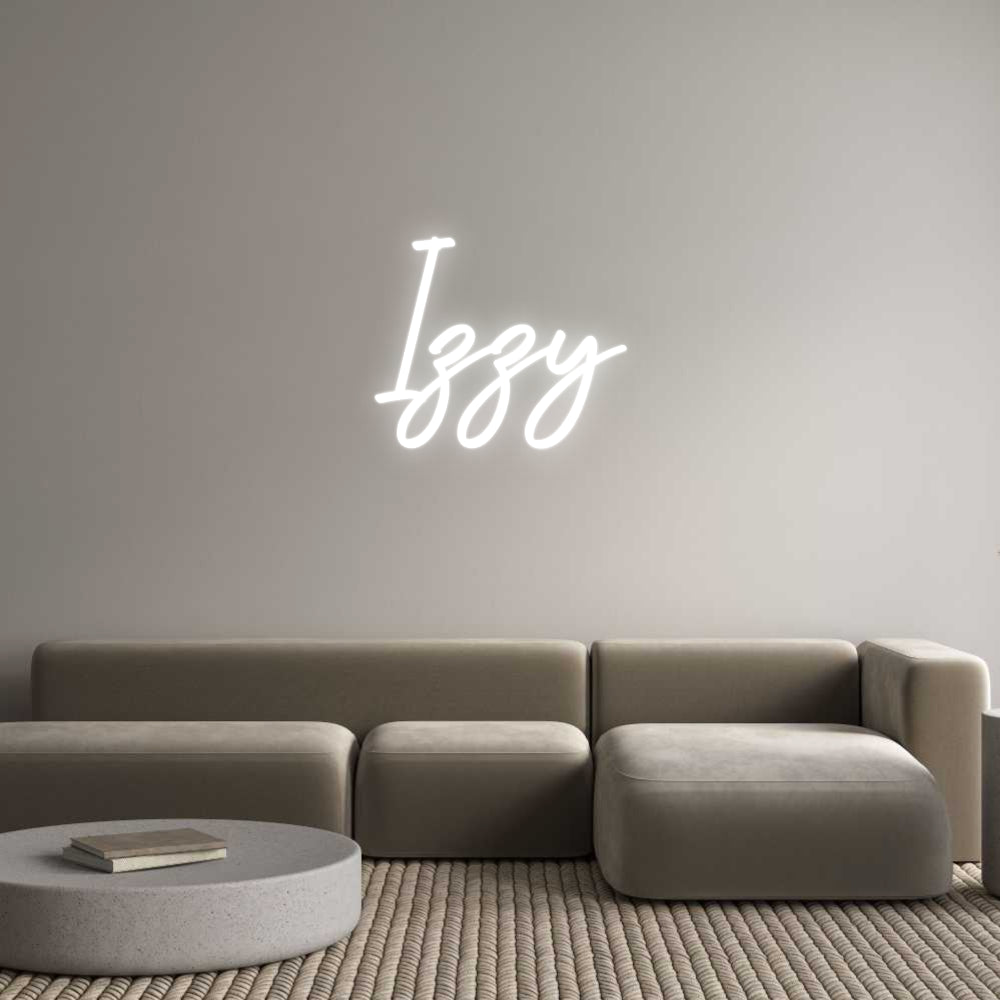 Custom Neon Signs Izzy