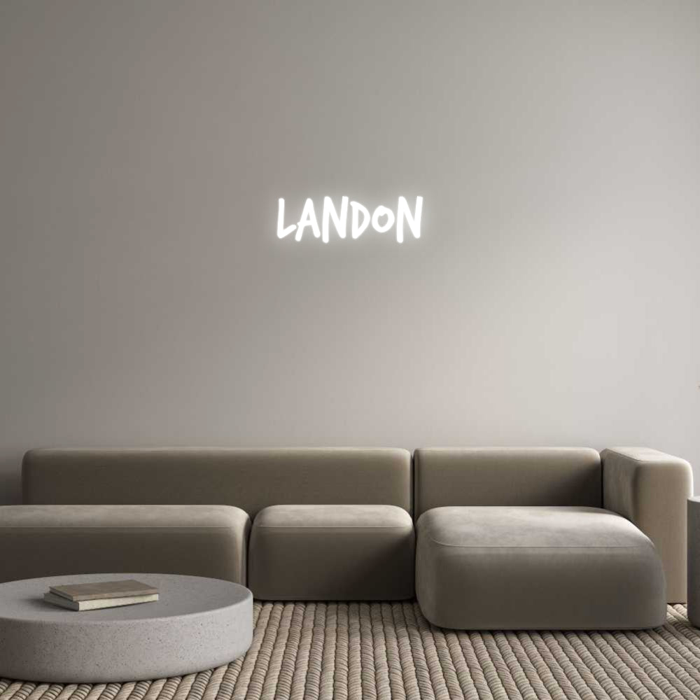 Insegne al neon personalizzate Landon