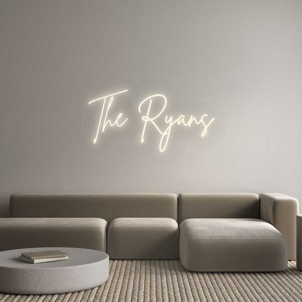 Custom Neon Signs The Ryans