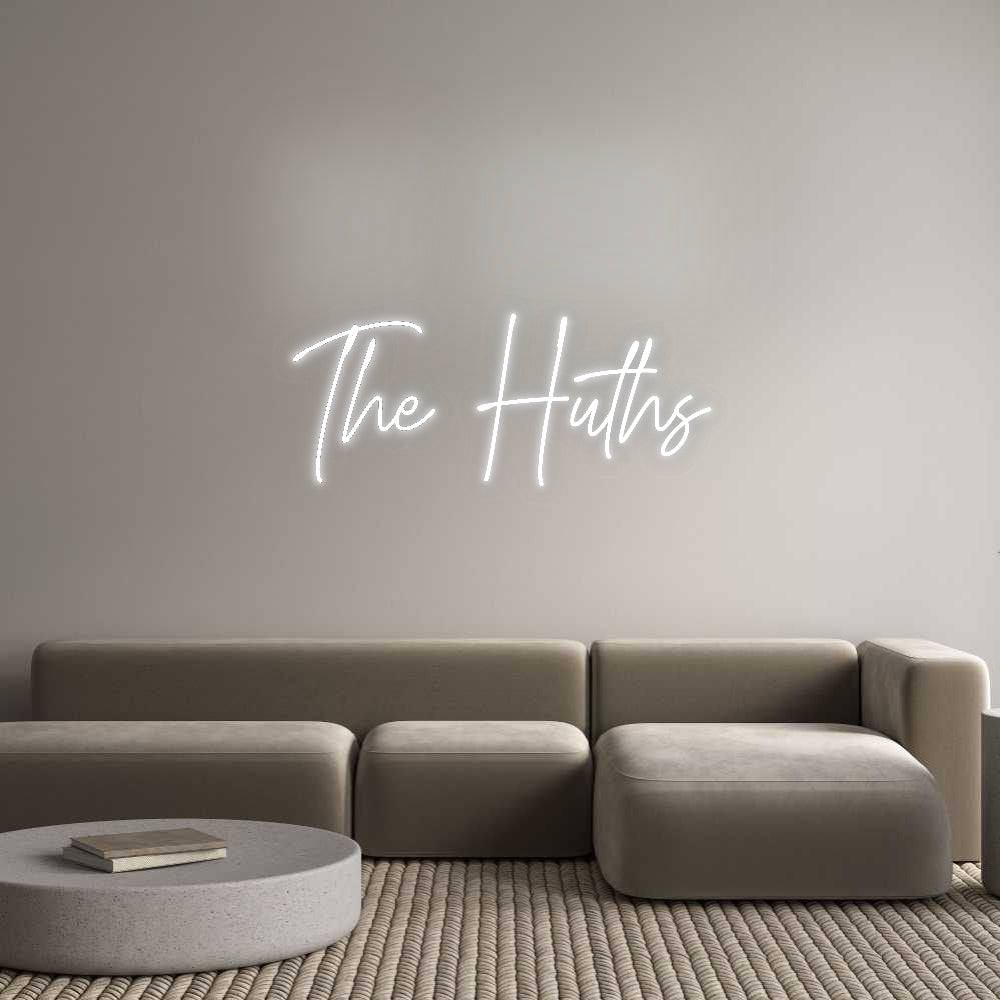 Custom Neon Signs The Huths