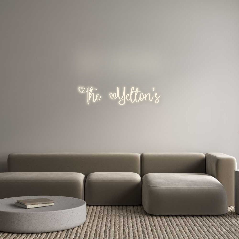 Custom Neon Signs The Yelton’s