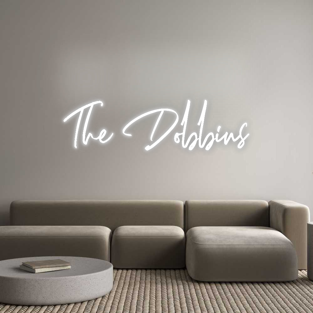 Insegne al neon personalizzate The Dobbins