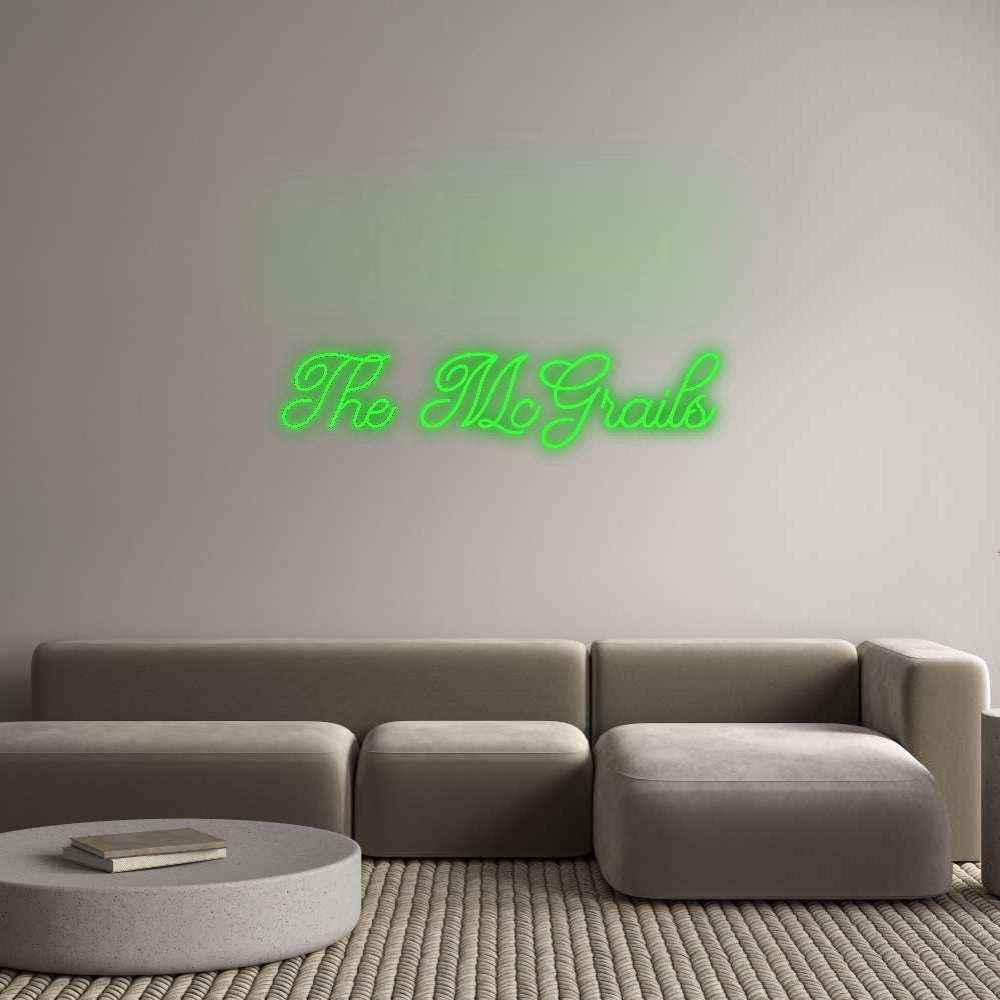 Custom Neon Signs The McGrails