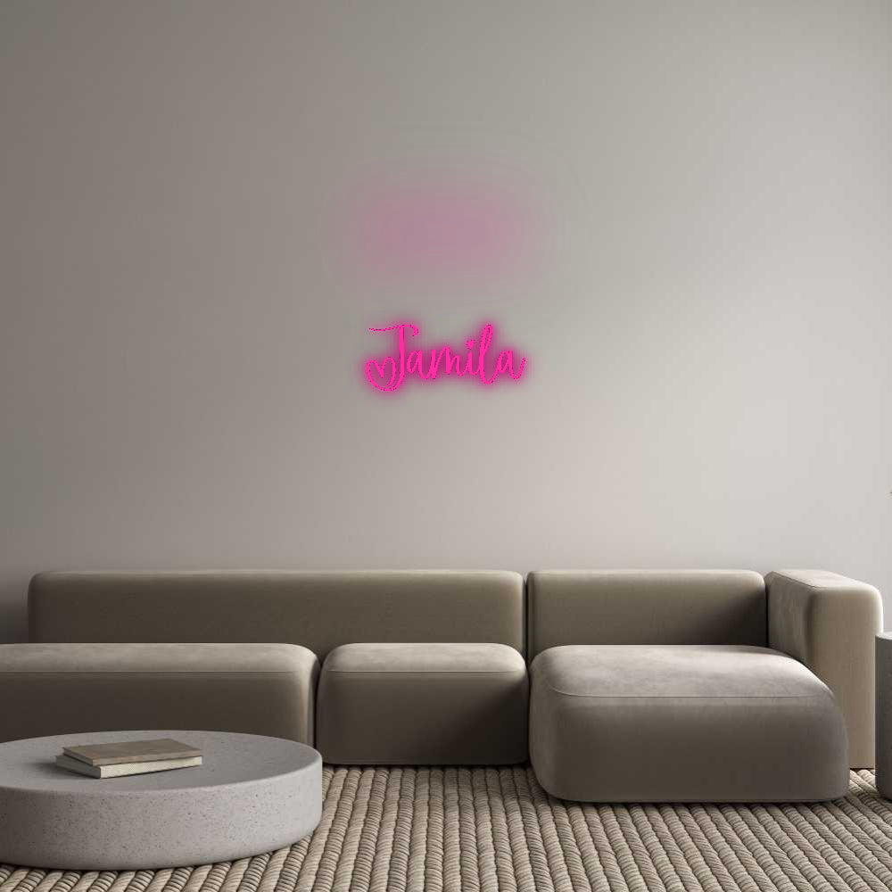 Insegne al neon personalizzate Jamila