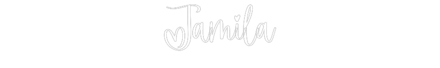 Custom Neon Signs Jamila