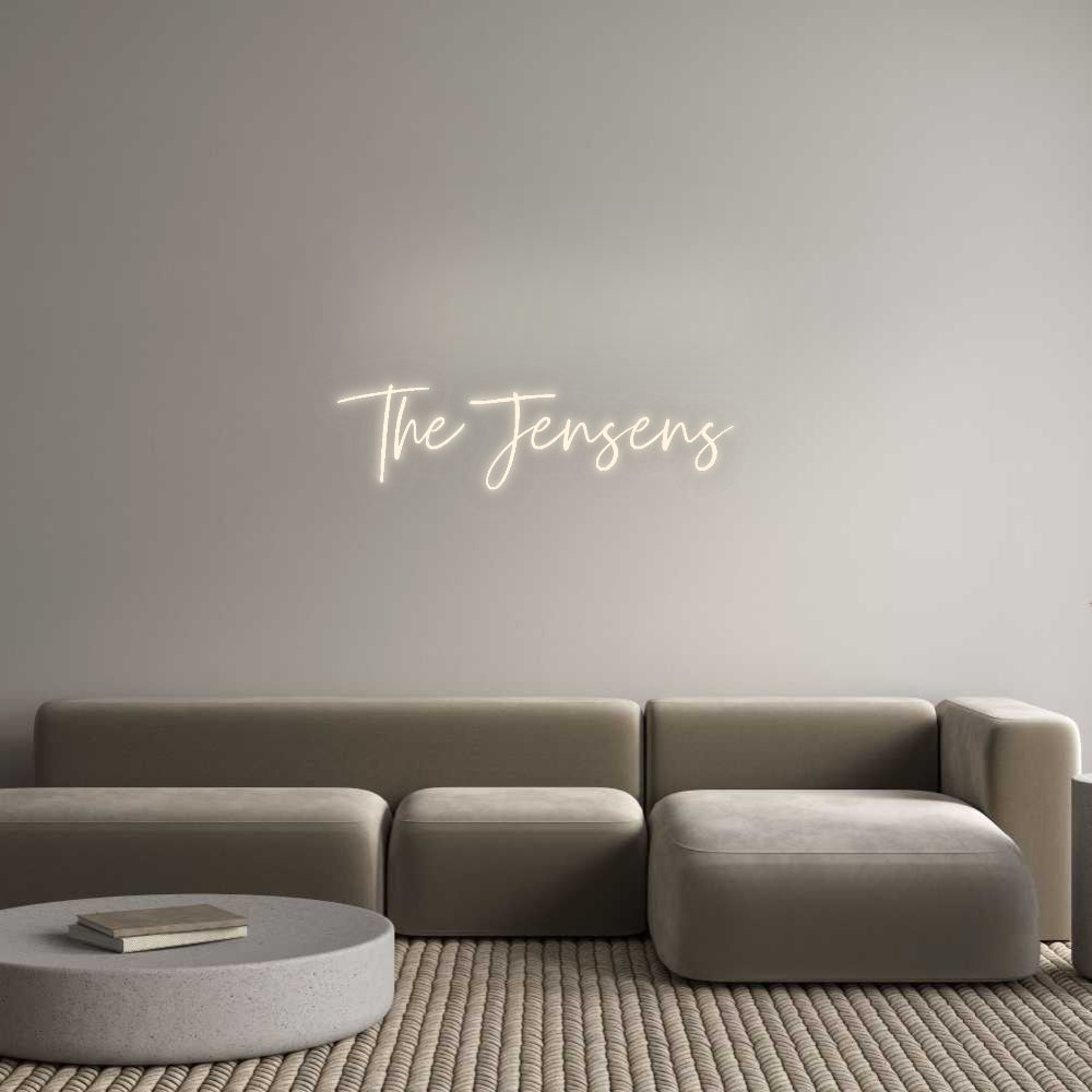 Custom Neon Signs The Jensens