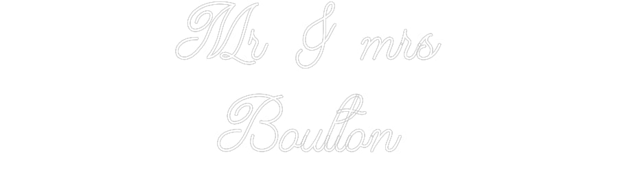 Custom Neon Signs Mr & mrs
Bou...