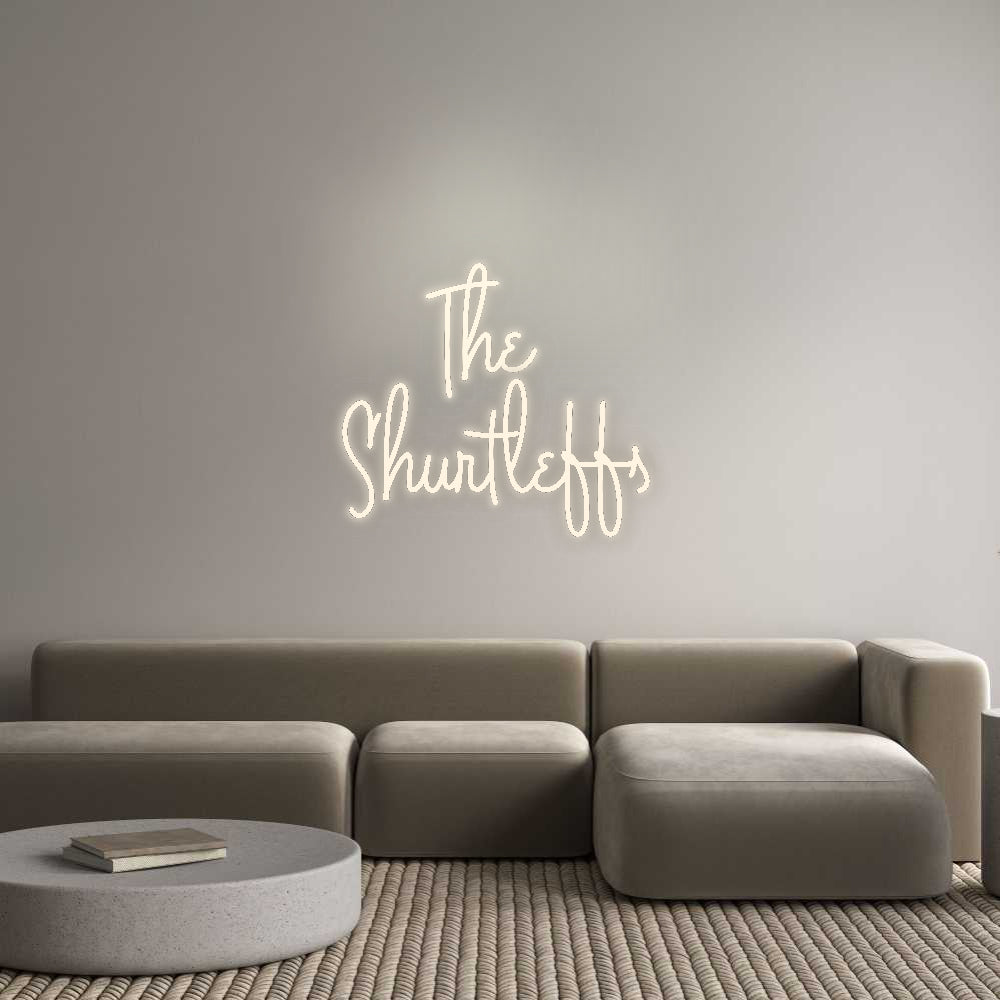 Custom Neon Signs The 
Shurtle...