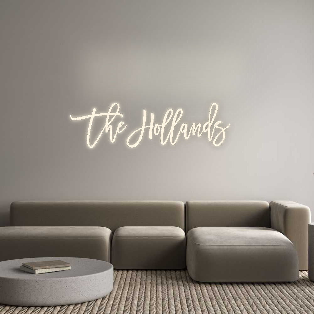 Custom Neon Signs The Hollands