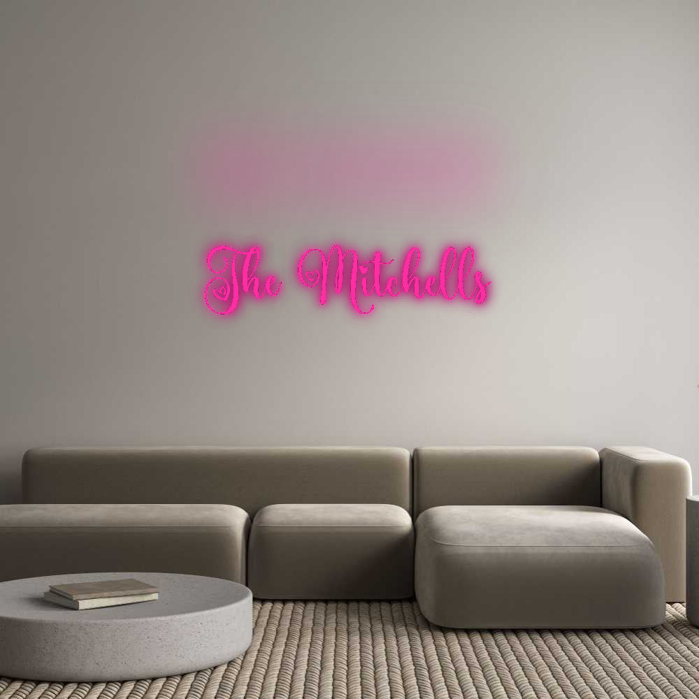 Custom Neon Signs The Mitchells