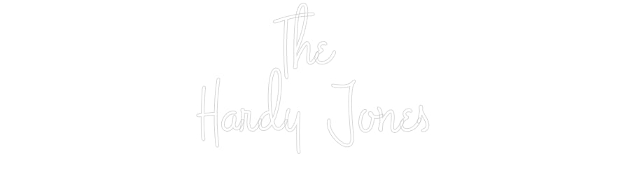 Insegne al neon personalizzate The
 Hardy J...