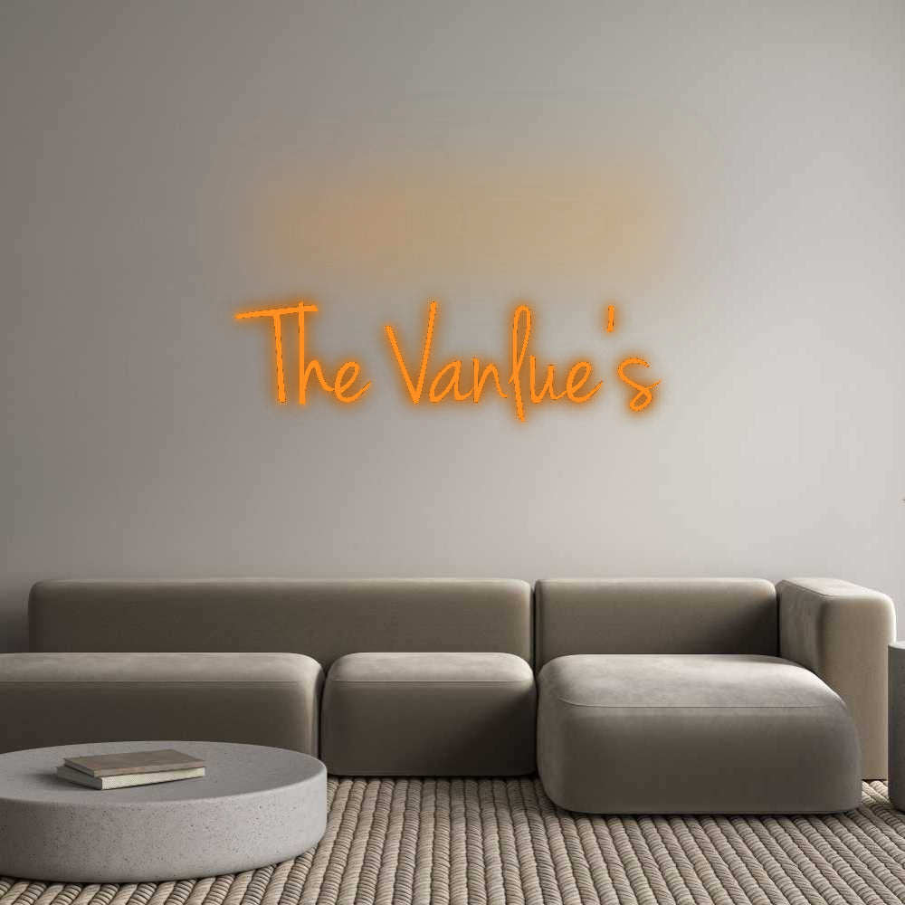 Insegne al neon personalizzate The Vanlue's